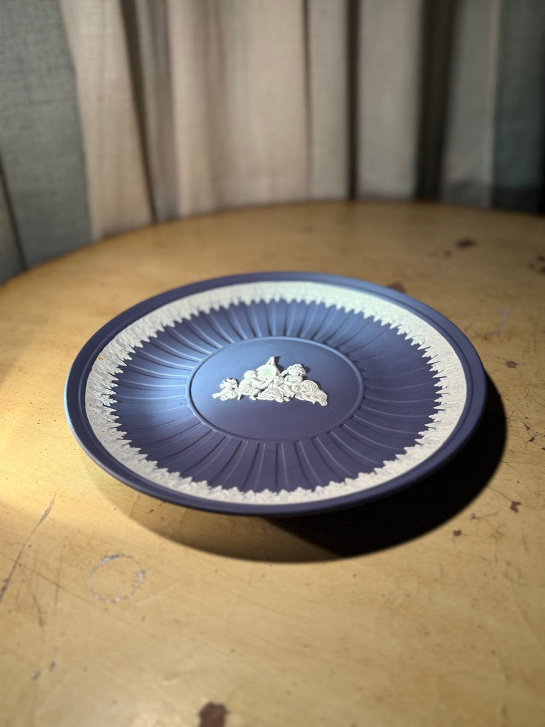 Wedgwood Lilac Jasperware Plate, England (c. 1970s–1980s)