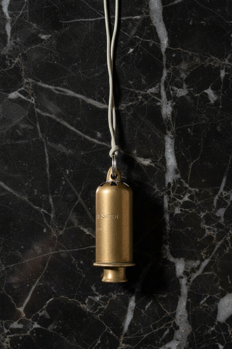 Antique Brass “The Home Siren” Whistle – England c. 1930s