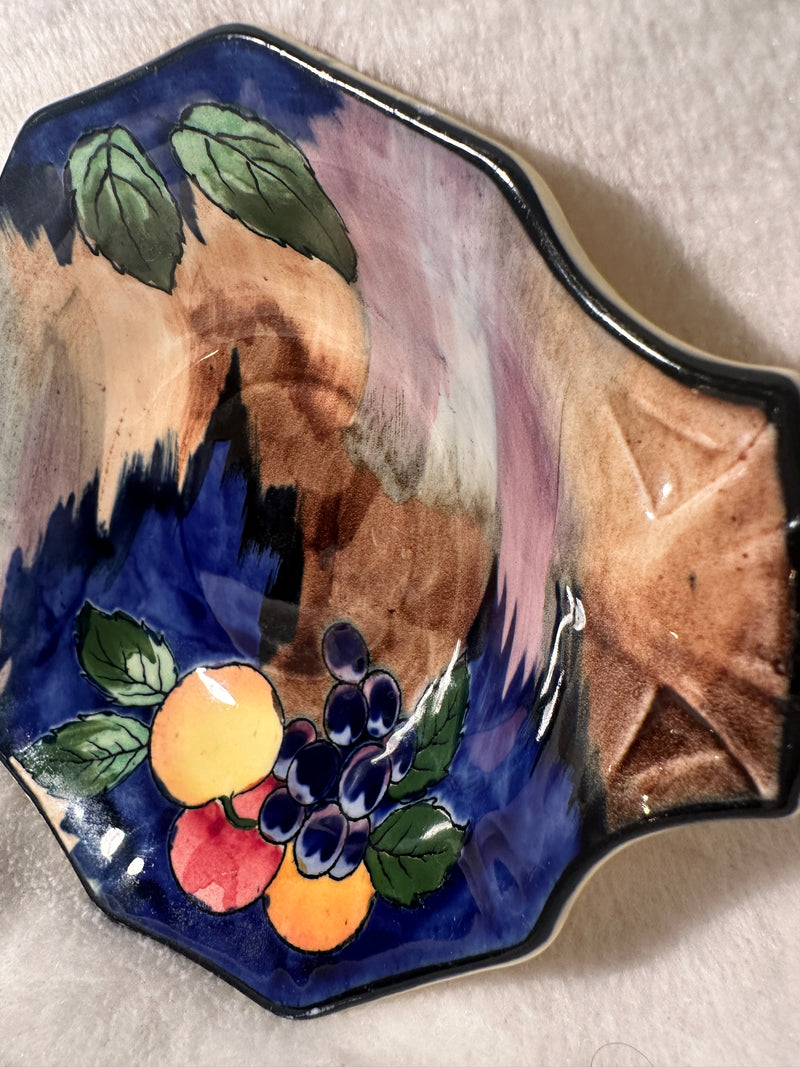 H&K Tunstall Art Deco Hand-Painted Fruit Bowl, c. 1930s