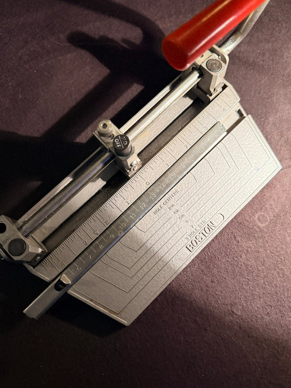 Vintage Boston 3-Hole Paper Punch c. 1970s