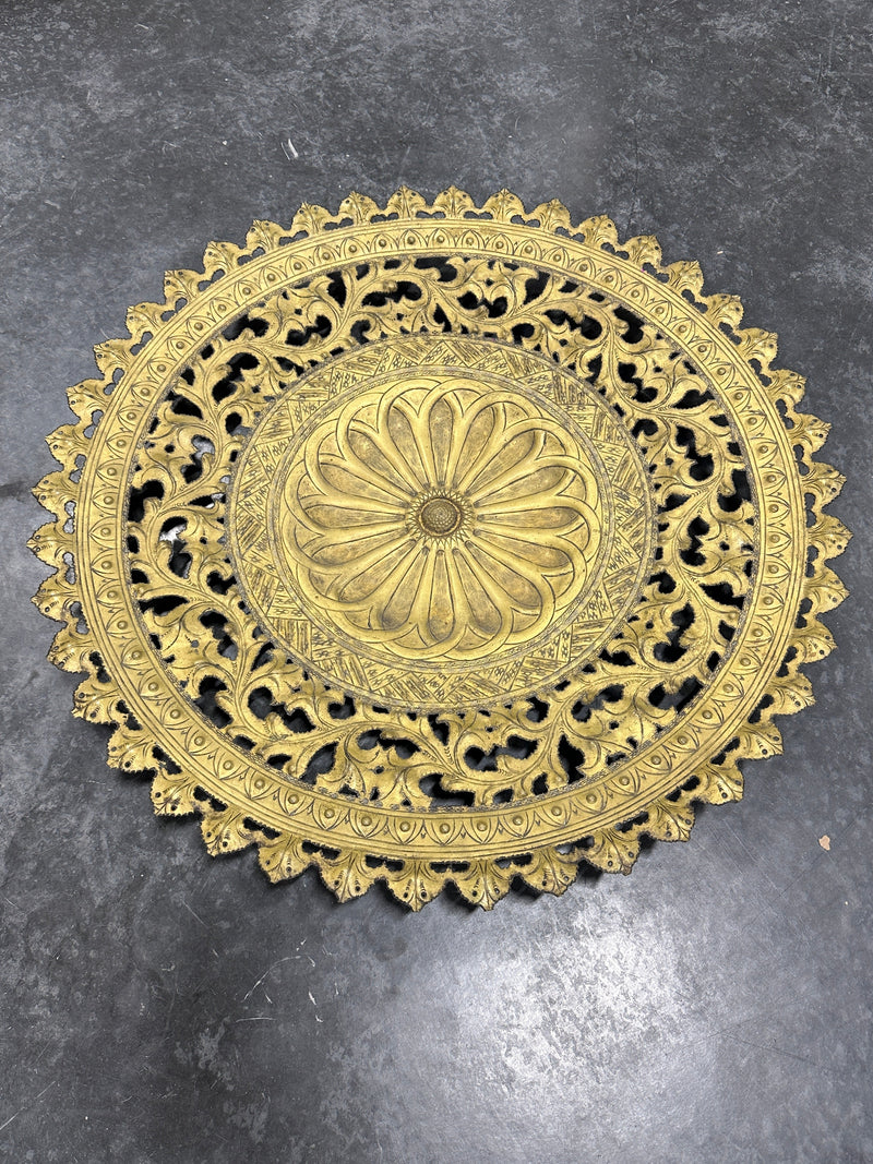 Egidio Casagrande Monumental Italian Brass Wall Sculpture, Borgo Valsugana, c. 1950s