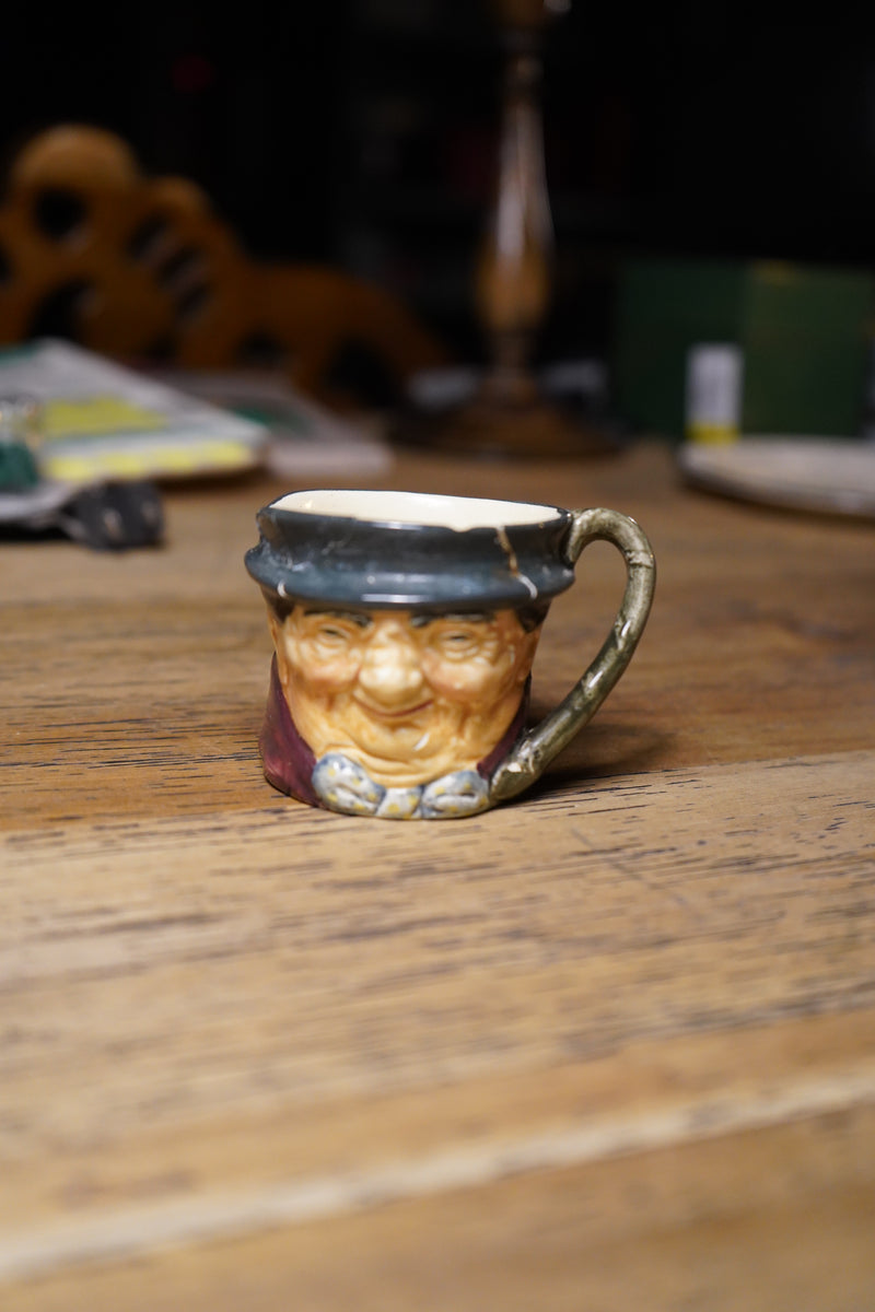 Royal Doulton Old Charley Miniature Character Jug c. 1930s