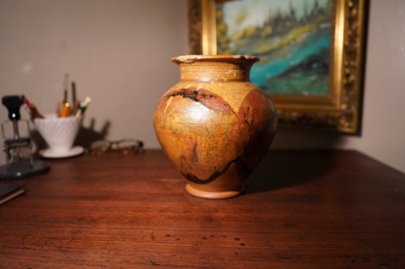 Chris Petersen Signed Studio Pottery Vase, c. Late 20th Century, c 1970s