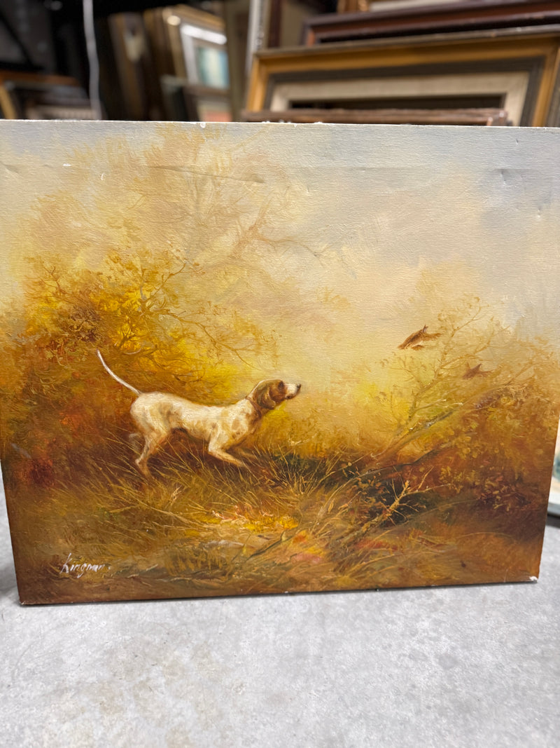 Eugene Kingman Sporting Dog Oil Painting, c. 1960s