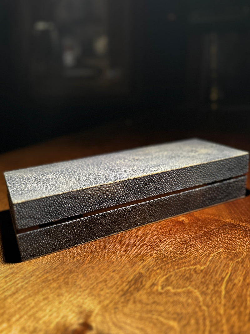 Antique Shagreen Box in Real Stingray | European, c. 1890–1910