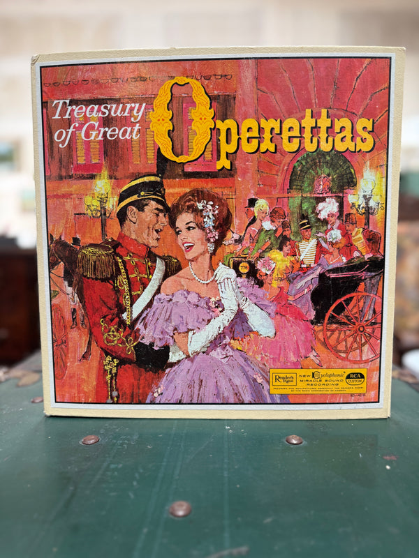 Reader's Digest Treasury of Great Operettas, Nine-LP Box Set with Program Book, Starring Anna Moffo, Conducted by Lehman Engel, RCA Custom RD-40 M, 1960