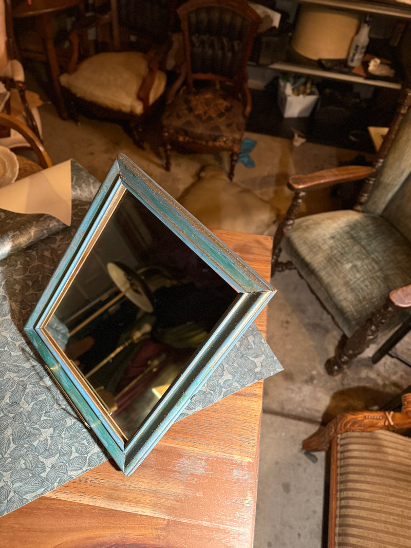 Early Ethan Allen Verdigris Framed Mirror (c. 1945–1955) | American Decorative Arts