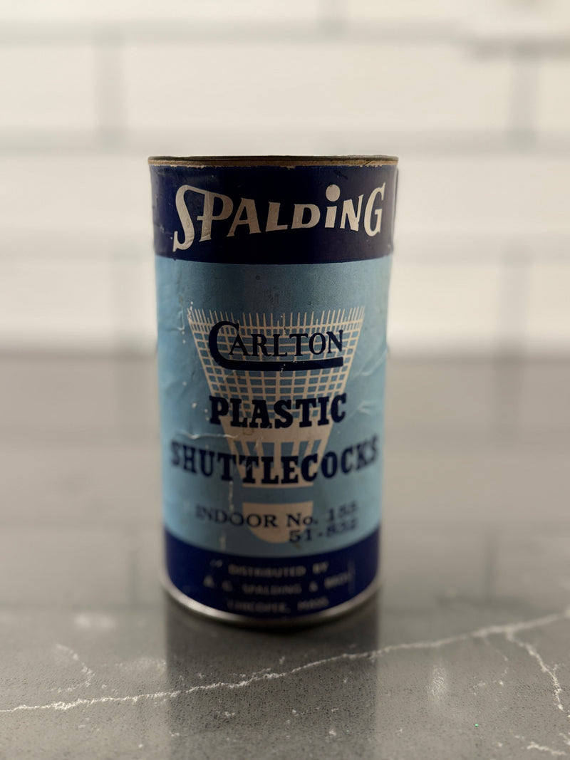 Vintage Spalding “Carlton” Plastic Shuttlecocks – Indoor No. 155 (c. 1960s)