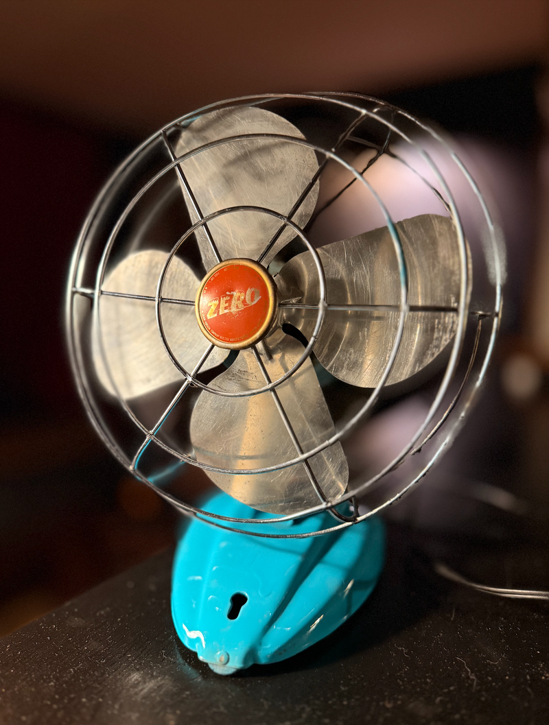 Zero Electric Table Fan — c. 1950s