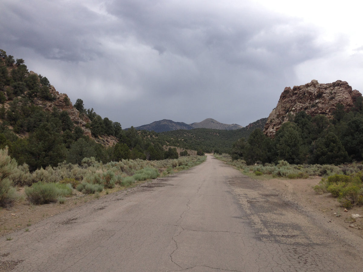 The Ione Road leaving Ione, Nevada, looking across the Paradise Range country where the Ellsworth ghost town lies