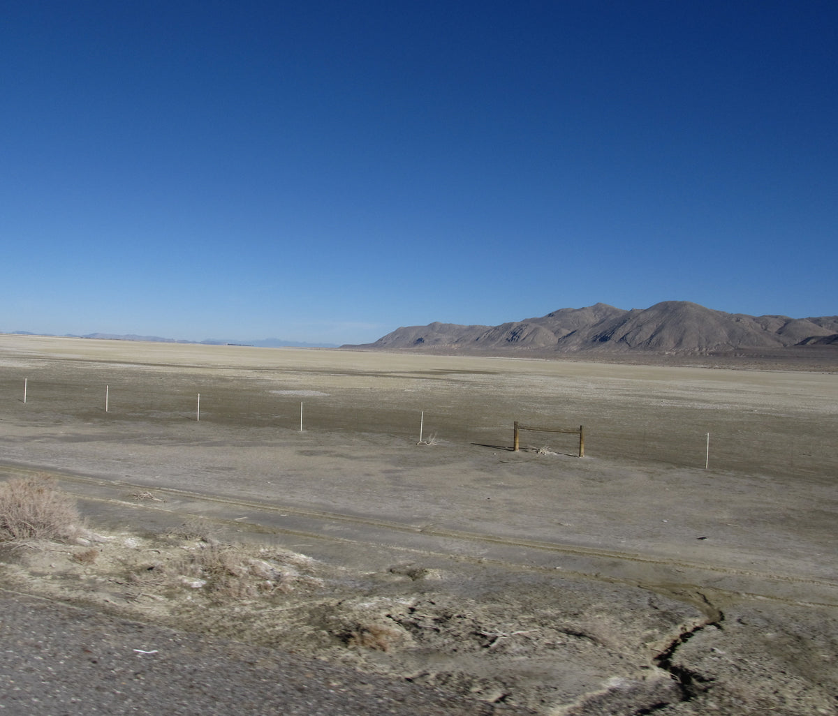 The Black Rock Desert near Gerlach, Nevada, in the empty northwestern Great Basin. Photo by Ken Lund, CC BY-SA 2.0.