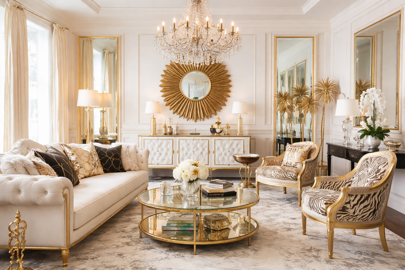 Hollywood Regency Style: History, Design Characteristics, and How to Identify Authentic Hollywood Regency Furniture