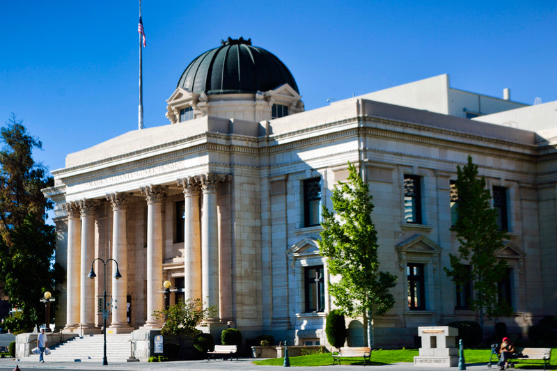Washoe County Courthouse, Reno: DeLongchamps' Domed Divorce Courthouse