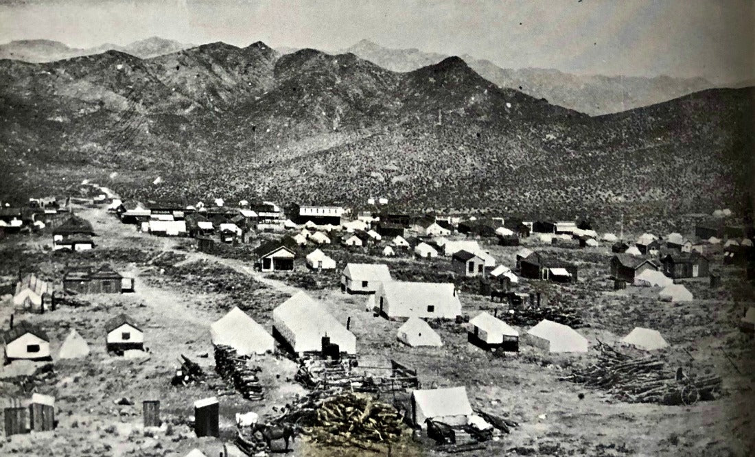 The mining camp of Wonder, Nevada, in 1907.