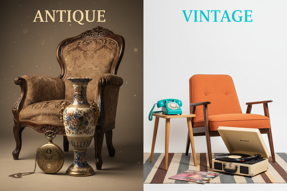 What Is The Difference Between Antique, Vintage, or Reproduction?
