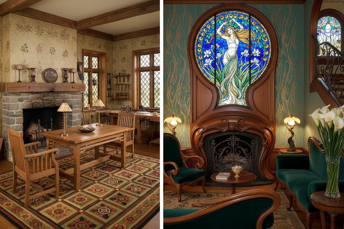 Arts & Crafts vs. Art Nouveau: Key Differences