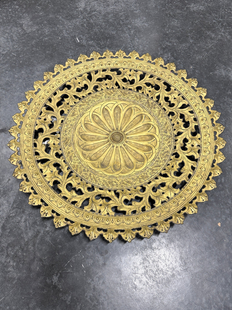 Egidio Casagrande Monumental Italian Brass Wall Sculpture, Borgo Valsugana, c. 1950s
