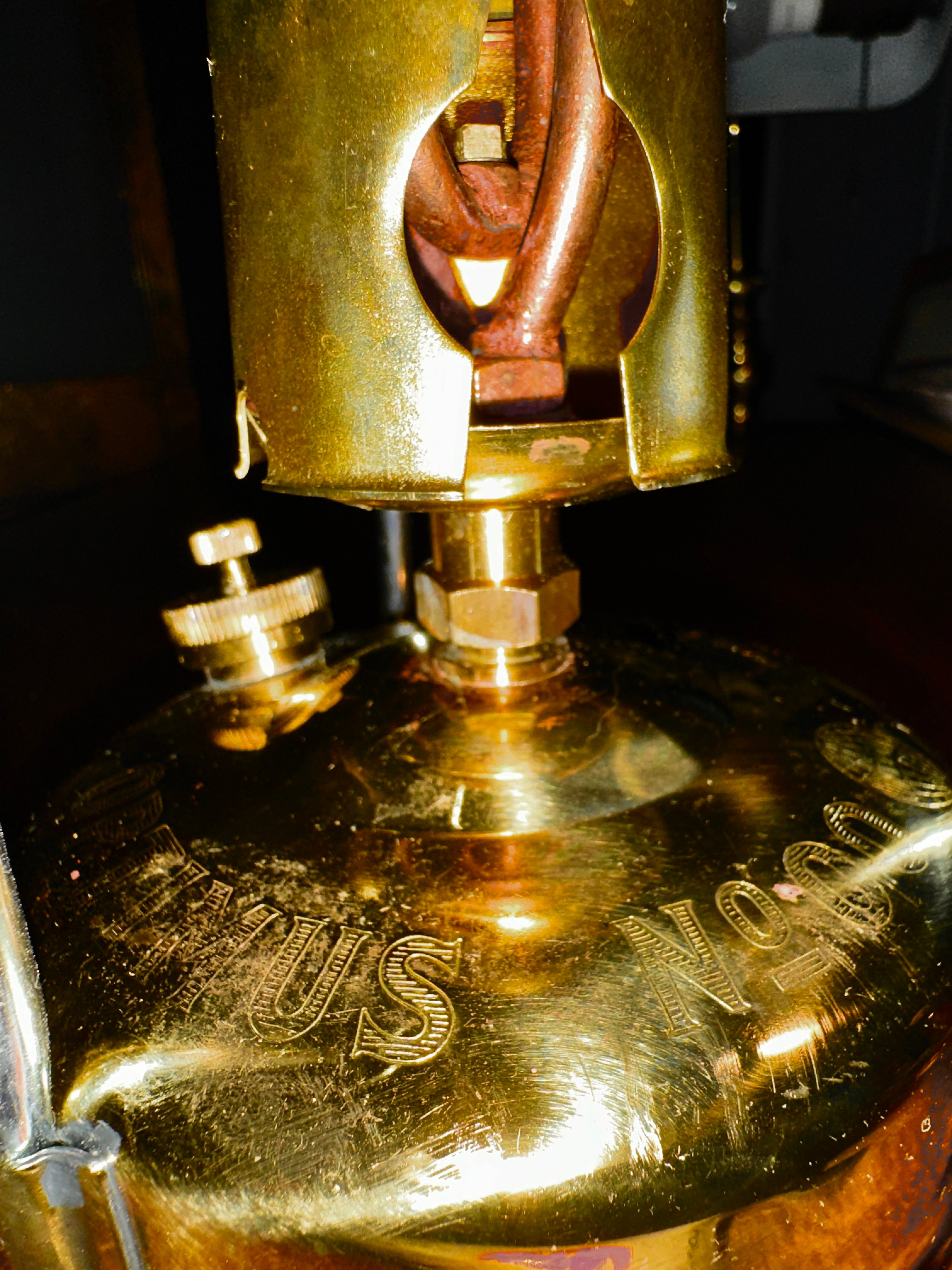 Optimus No. 00 Swedish Brass Paraffin Pressure Stove c.1969–1976