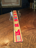 Antique Advertising Wooden Yardstick, Massachusetts Envelope Company, c. 1910–1930