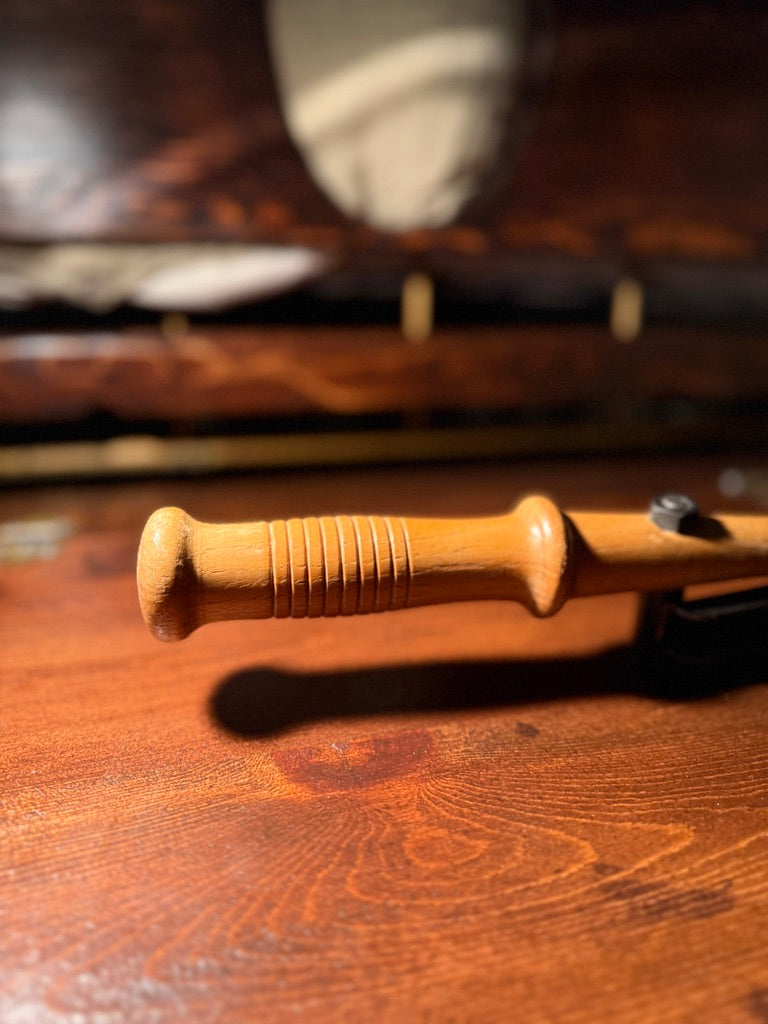 c.1930s Remington Clay Pigeon Thrower Skeet Trap – Patented Steel & Wood Launcher