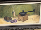 Sharon Ryker Shane Still Life with Coffee Mill, Signed Peanut, 1969