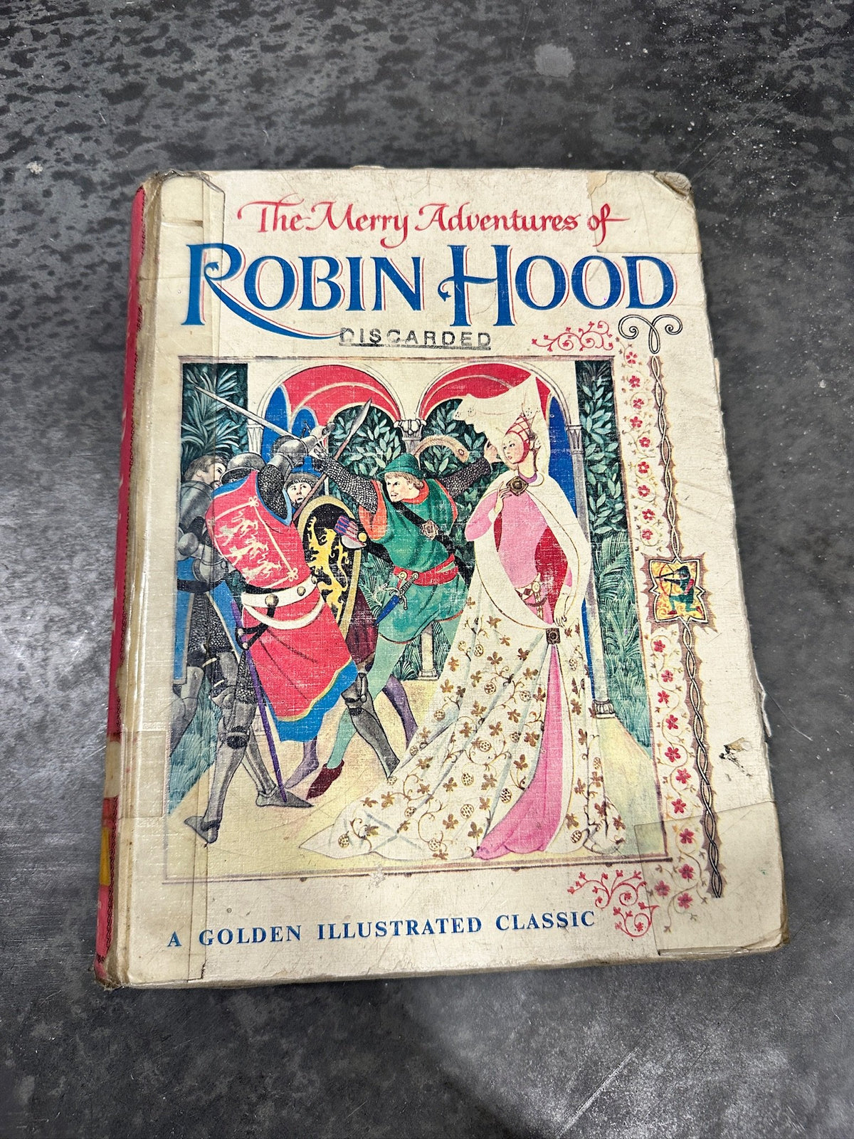 Robin Hood by Howard Pyle, Benvenuti, Jessie Beck School Reno, 1962
