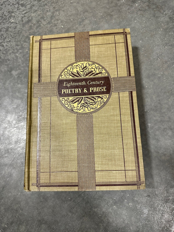 Eighteenth Century Poetry and Prose, Deco Cloth Binding, c. 1939–1955
