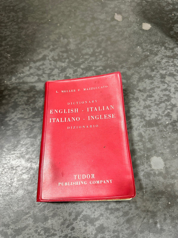 English-Italian Pocket Dictionary, Tudor Publishing, c. 1945–1960