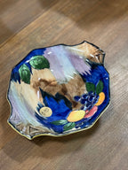 Vintage H&K Tunstall Autumn Hand Painted Fruit Dish, c. 1933–1942