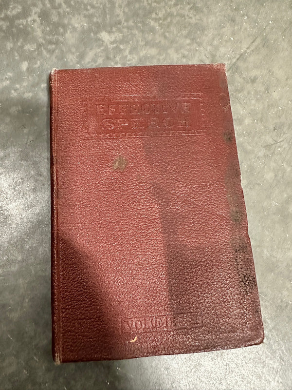 Effective Speech Manual I, Watkins, de Bower Publishing, 1928