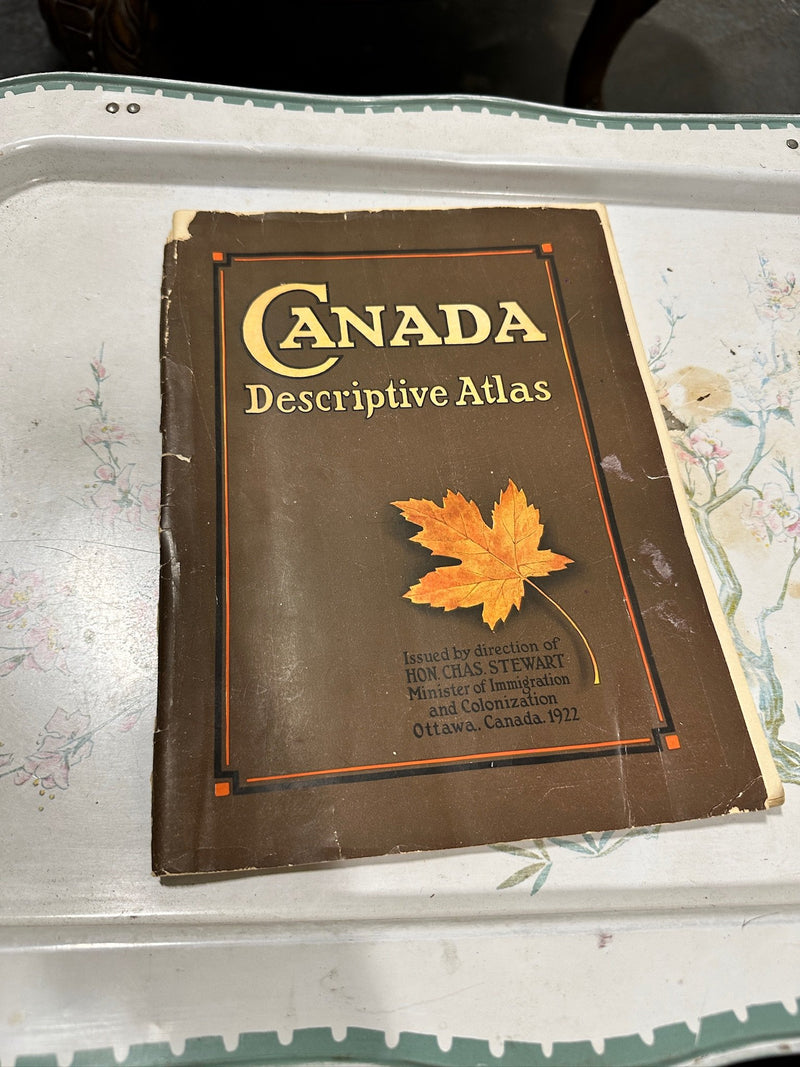Canada Descriptive Atlas, Ottawa, Rand McNally Color Maps, 1922