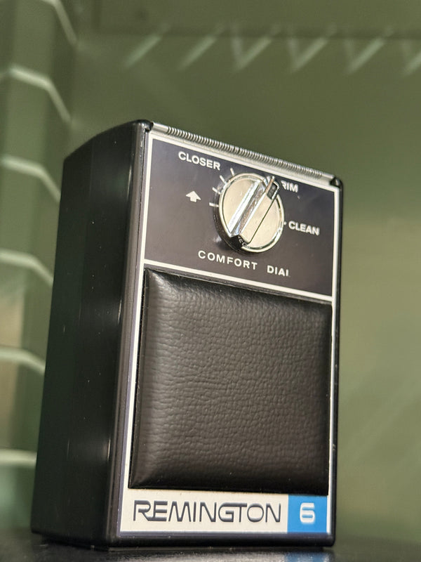 Vintage Remington 6 Electric Shaver, Comfort Dial, c. 1968–1979