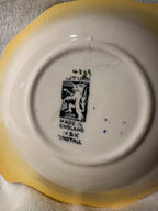 H&K Tunstall Art Deco Hand-Painted Fruit Bowl, c. 1930s