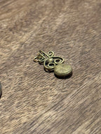 Antique Edwardian Filigree Floral Charm, c. 1900–1910