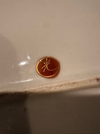 Vintage Japanese Maple Leaf Porcelain Oval Platter, c. 1950–1980