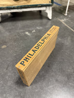 Antique Philadelphia Cream Cheese Wood Shipping Box, c. 1900–1930