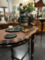 Hannahs Walnut Oval Pie Crust Occasional Table, Kenosha, c. 1920–1935