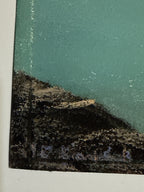 Glacial Lake at Sunset, Original Pastel on Paper, c. 1930–1970