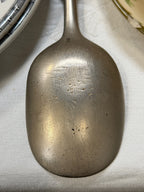 Antique Scoop with Turned Wood Handle and Brass Ferrule, c. 1890–1940
