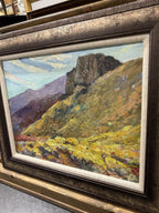 Erik Holland Nevada High Desert Plein Air Oil on Canvas, Signed, 2013