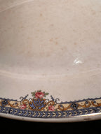 Antique Smith-Phillips Princess China Floral Oval Platter, Dated 1925
