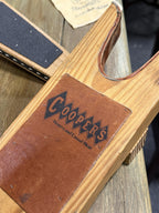 Vintage Coopers Western Wear Advertising Wood Boot Jack, c. 1940–1975
