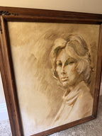 Portrait of a Woman, Oil, Inscribed Roxanne Gribbin, c. 1965–1975