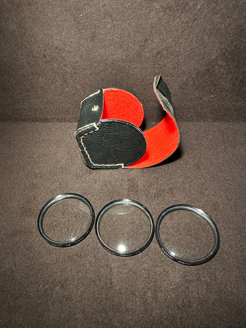 Vintage Calman 49mm Close-Up Lens Filter Set with Case, c. 1970–1985