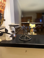 Wrought Iron Branch and Leaf Five Light Candelabra, c. 1930–1970