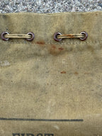 First National Bank of Nevada Canvas Bag, Painted COKE, c. 1930–1965