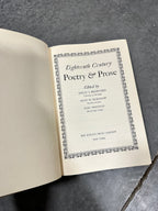 Eighteenth Century Poetry and Prose, Deco Cloth Binding, c. 1939–1955