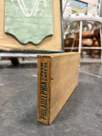 Antique Philadelphia Cream Cheese Wood Shipping Box, c. 1900–1930