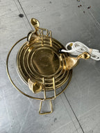 Atlantic Precision Brass Electric Food Warmer on Stand, c. 1955–1975