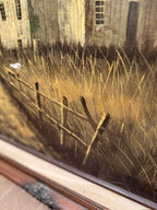 William Newport Signed Oklahoma Farmhouse Oil Painting, c. 1920s–1940s